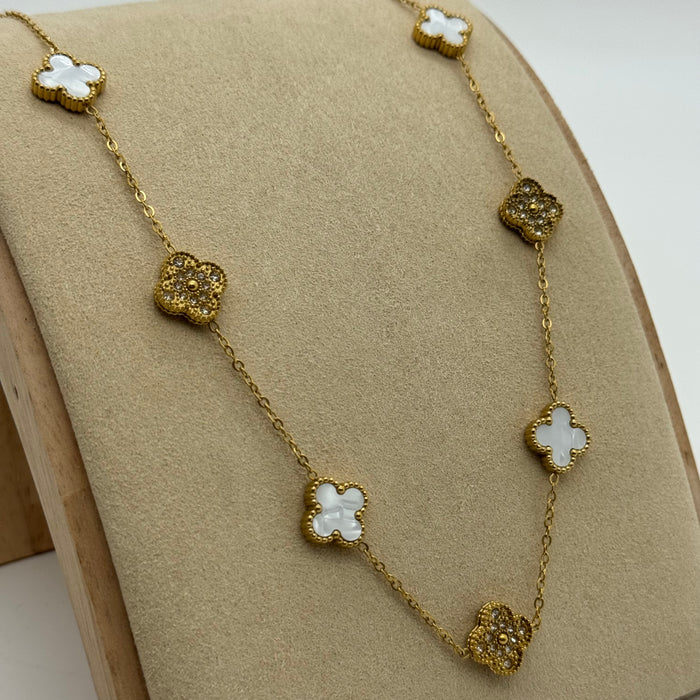 Van Cleef Gold Plated Medium Necklace