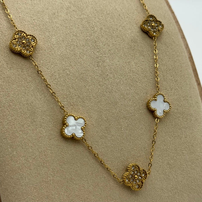 Van Cleef Gold Plated Medium Necklace