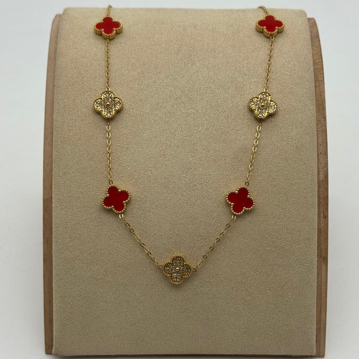 Van Cleef Gold Plated Medium Necklace