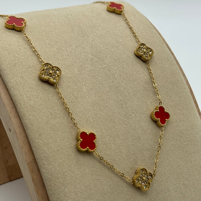 Van Cleef Gold Plated Medium Necklace