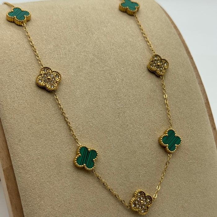 Van Cleef Gold Plated Medium Necklace