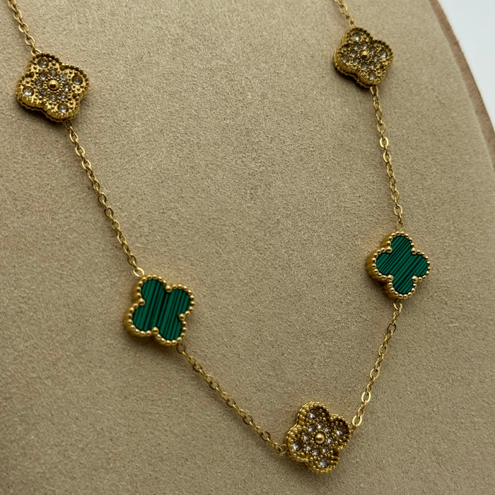 Van Cleef Gold Plated Medium Necklace