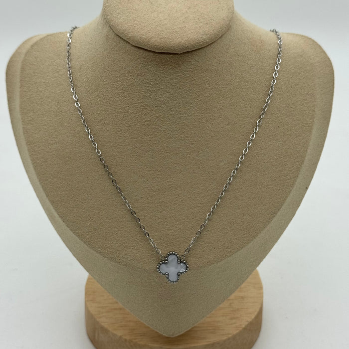 Van Cleef Silver Plated 13MM Necklace