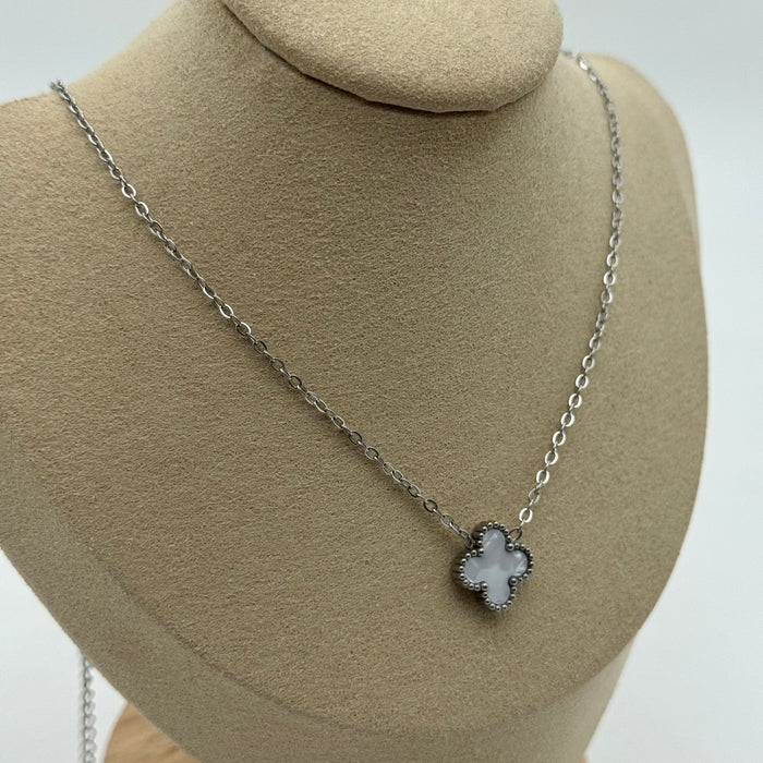 Van Cleef Silver Plated 13MM Necklace