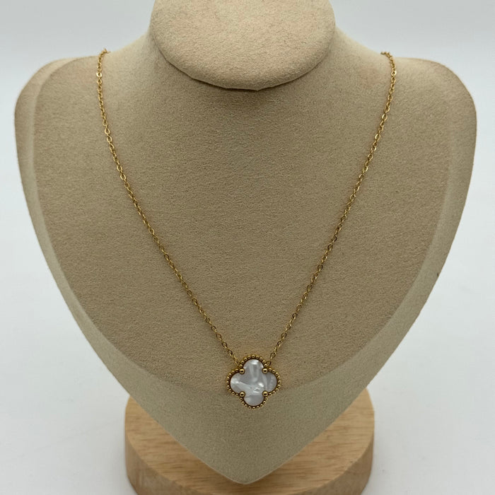 Van Cleef Gold Plated 11MM Necklace