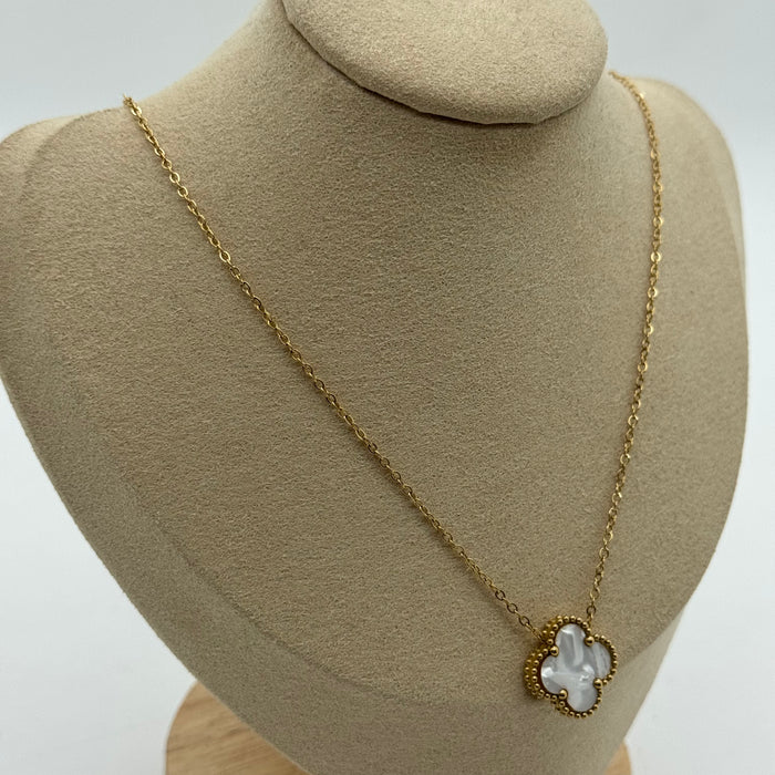 Van Cleef Gold Plated 11MM Necklace