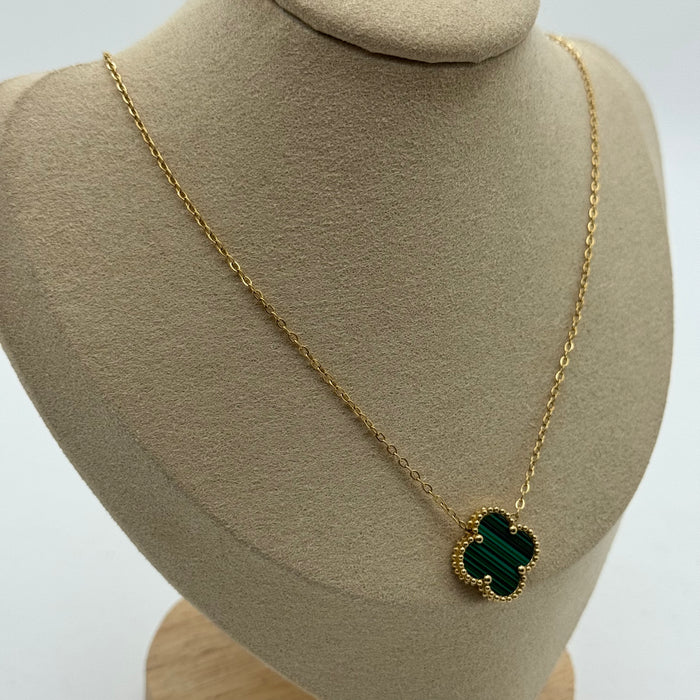 Van Cleef Gold Plated 11MM Necklace