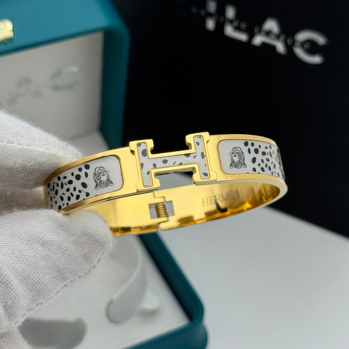 Hermes Clic H Enamel Bangle MultiDesign