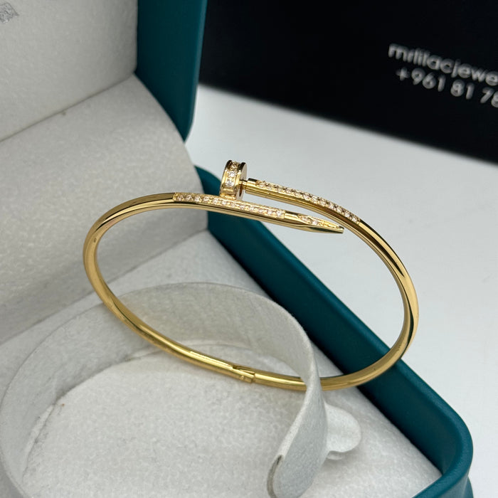 Cartier Juste Un Clou Gold Stress Large Bracelet For Women