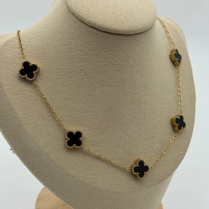 Van Cleef Gold Plated 11MM Necklace