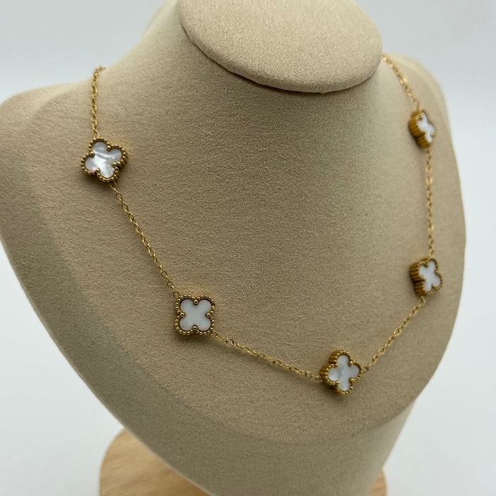 Van Cleef Gold Plated 11MM Necklace