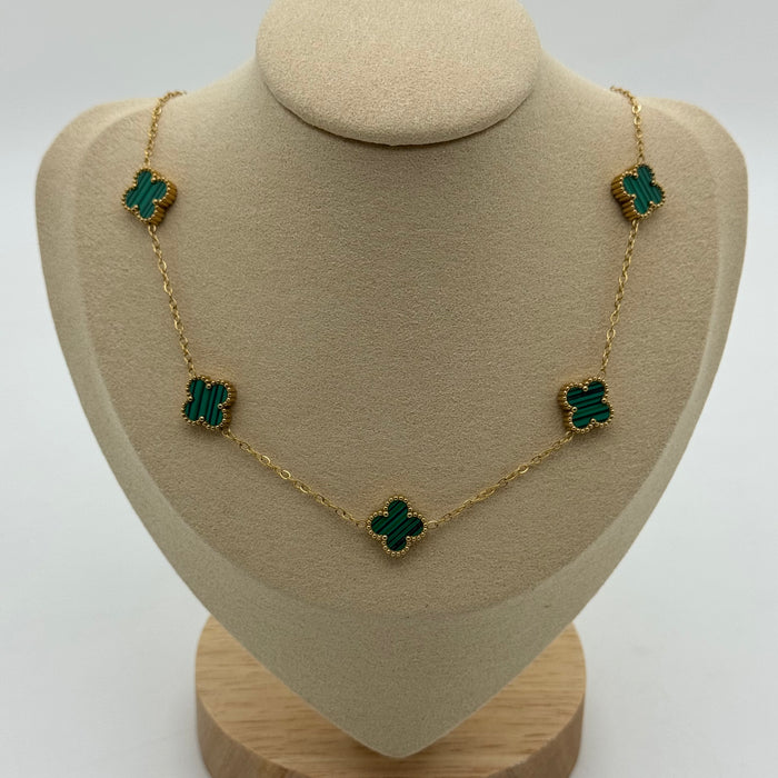 Van Cleef Gold Plated 11MM Necklace