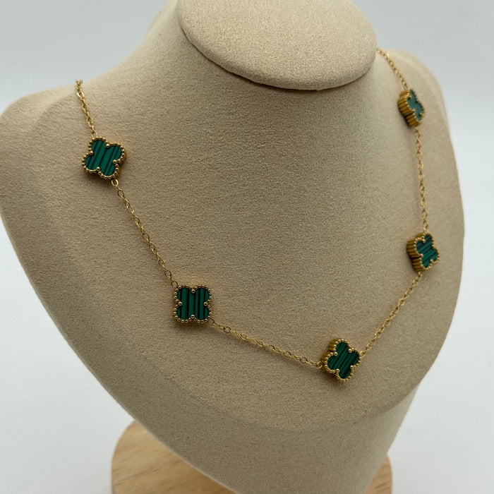 Van Cleef Gold Plated 11MM Necklace