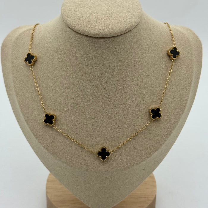 Van Cleef Gold Plated 9MM Necklace