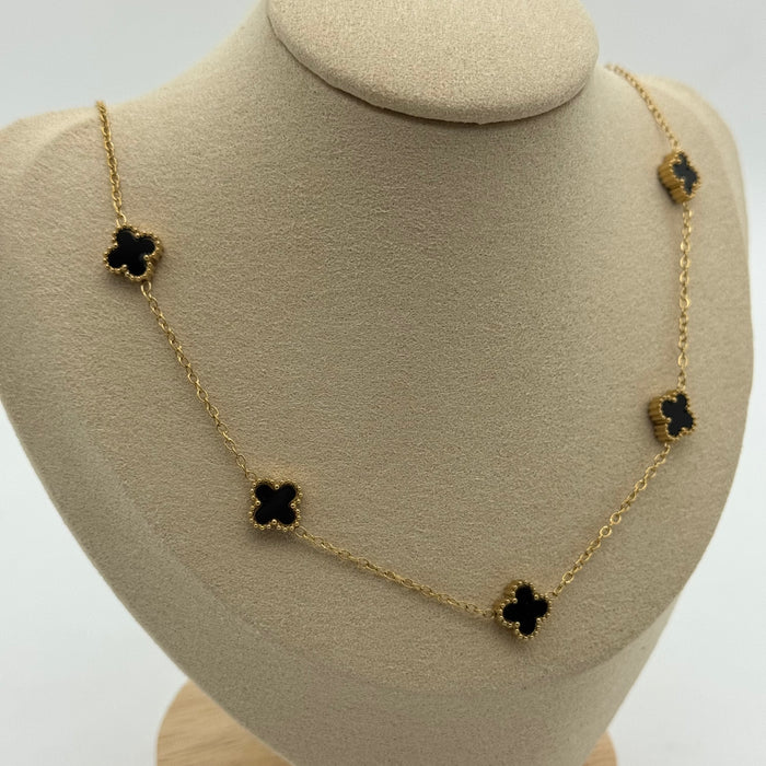 Van Cleef Gold Plated 9MM Necklace