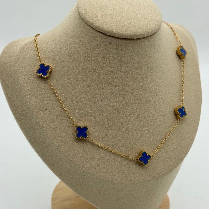 Van Cleef Gold Plated 9MM Necklace