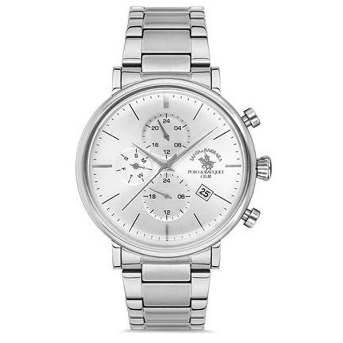 Santa Barbara Polo & Racquet Club Silver Stainless Steel