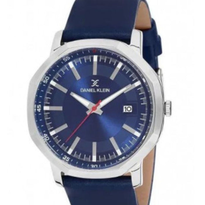 Daniel Klein 12140-3 Blue Dial With Blue Strap for Men Watch