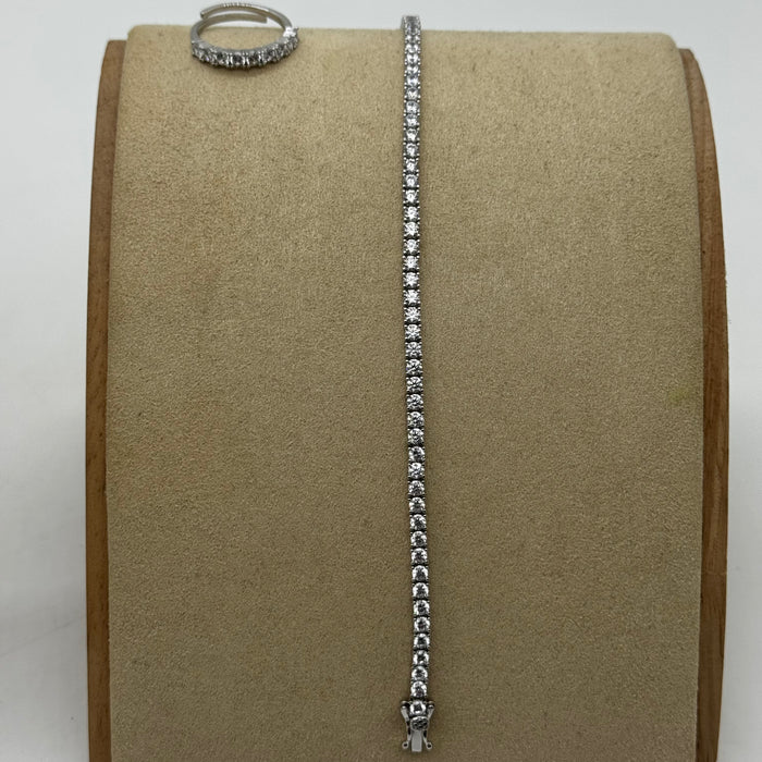 Classic Tennis Jewelry Set – Medium Zircon Set