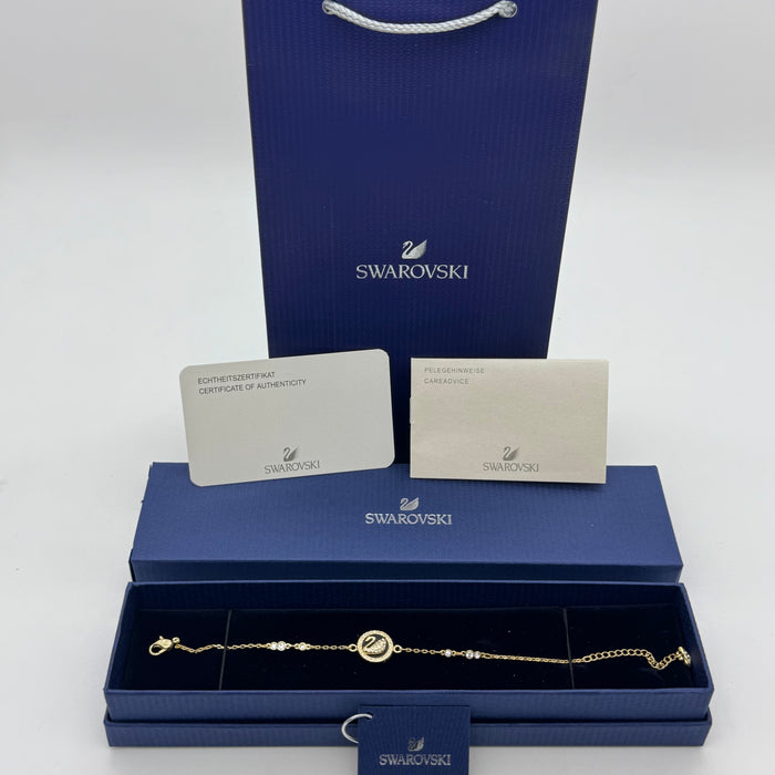 Swarovski Iconic Swan Gold-Tone Bracelet - 5376481