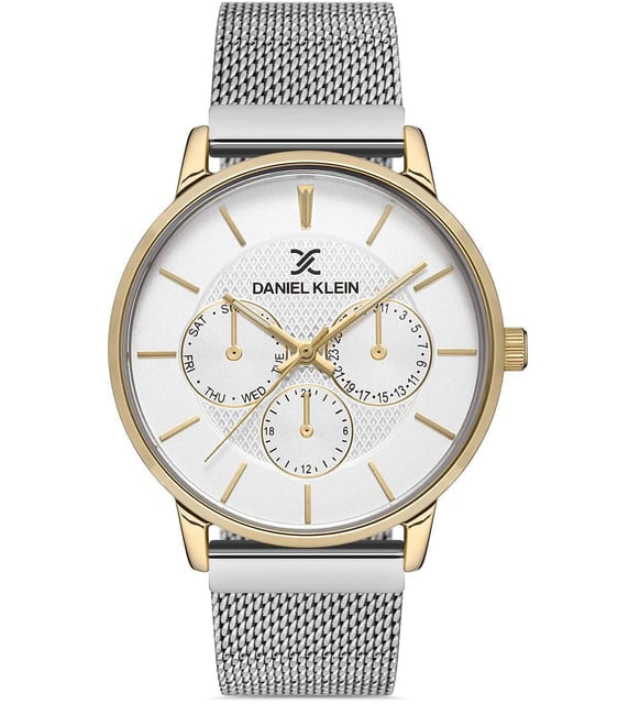Daniel Klein Men's Multifunction rose Gold & Silver Watch