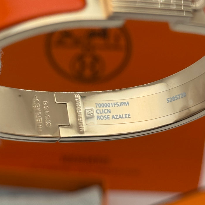 Hermès Rivale Enamel Bracelet – Gold / Palladium Finish