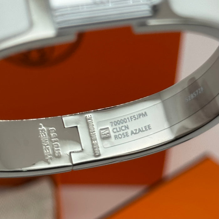 Hermès Rivale Enamel Bracelet – Gold / Palladium Finish
