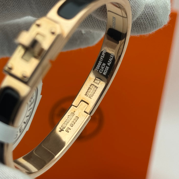 Hermès Kelly Enamel Bracelet – Gold - Silver - Rose gold tone