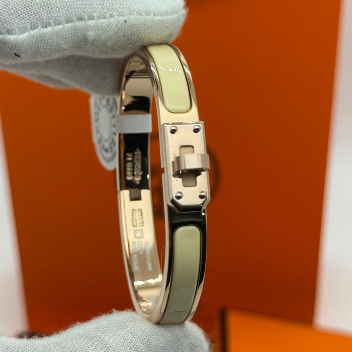 Hermès Kelly Enamel Bracelet – Gold - Silver - Rose gold tone