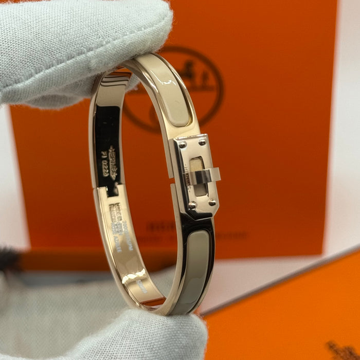 Hermès Kelly Enamel Bracelet – Gold - Silver - Rose gold tone