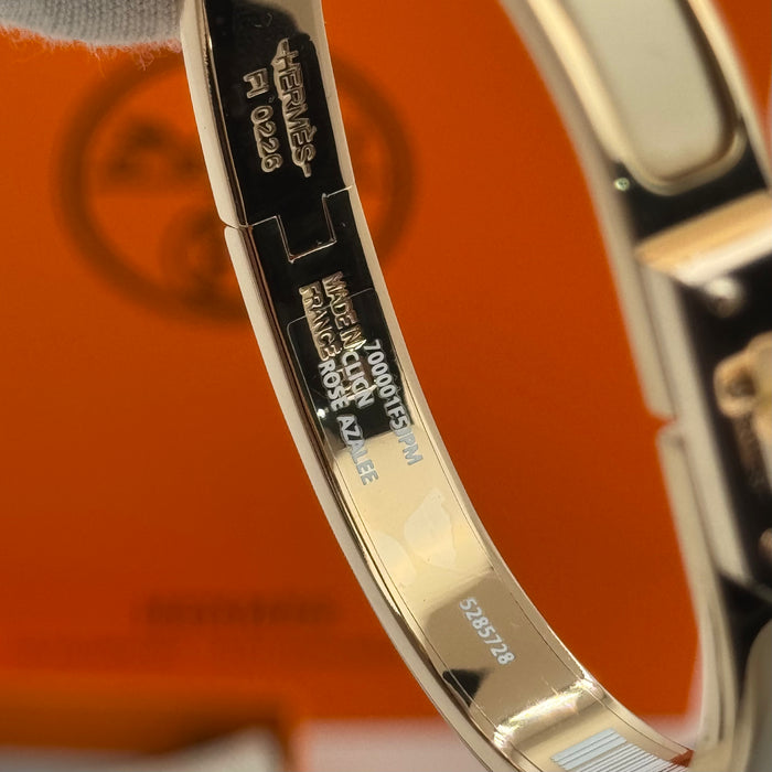 Hermès Kelly Enamel Bracelet – Gold - Silver - Rose gold tone