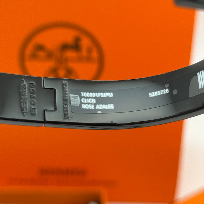 Hermès Clic H Matte Enamel Men's Bracelet – Silver & Matte