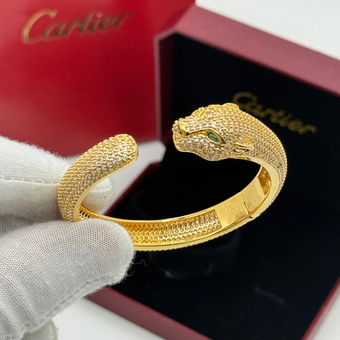 Cartier Panthère de Cartier Bracelet – Gold-Silver-Rose Gold with Pave Crystals