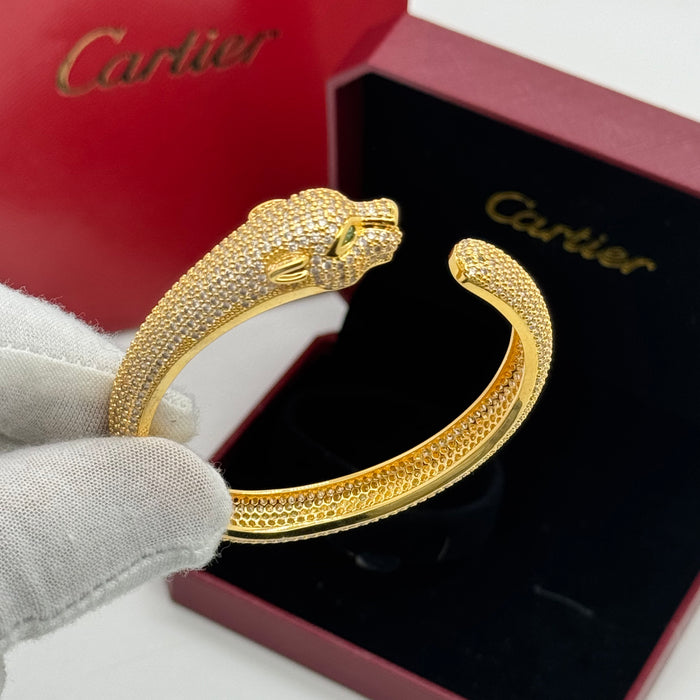 Cartier Panthère de Cartier Bracelet – Gold-Silver-Rose Gold with Pave Crystals