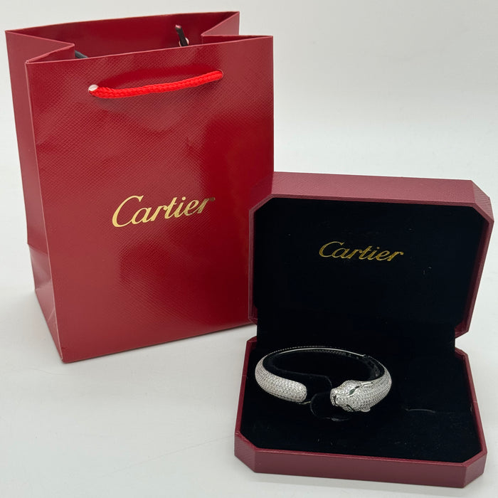 Cartier Panthère de Cartier Bracelet – Gold-Silver-Rose Gold with Pave Crystals