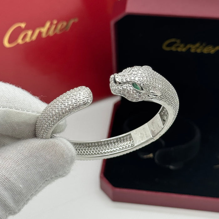 Cartier Panthère de Cartier Bracelet – Gold-Silver-Rose Gold with Pave Crystals