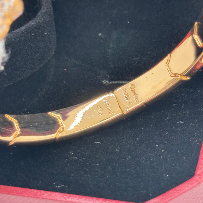 Cartier Panthère de Cartier Double Panther Heads – Gold-Plated with Black & White Crystals