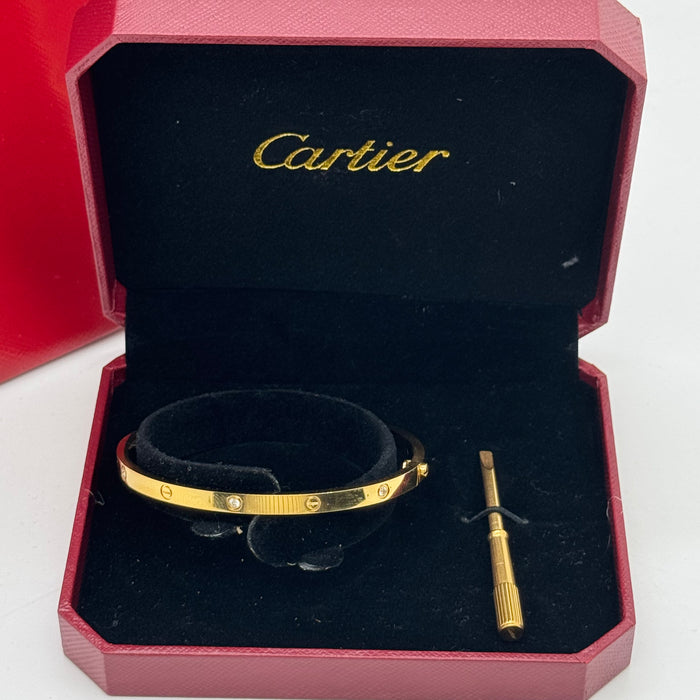 Cartier Love Bracelet – Gold - Silver & Rose Gold Plated with Screwdriver
