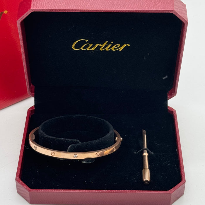 Cartier Love Bracelet – Gold - Silver & Rose Gold Plated with Screwdriver