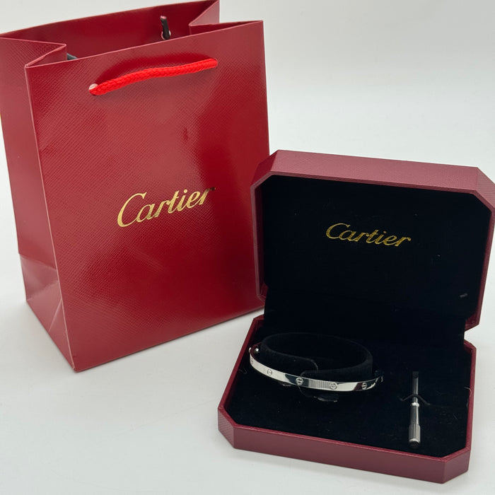 Cartier Love Bracelet – Classic Screw Design (Gold, Rose Gold & Silver)