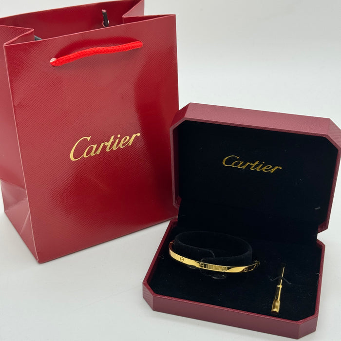 Cartier Love Bracelet – Classic Screw Design (Gold, Rose Gold & Silver)
