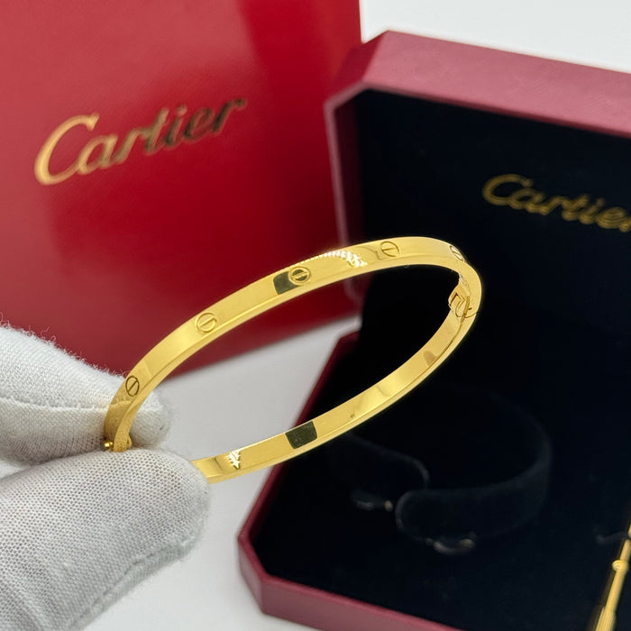 Cartier Love Bracelet – Classic Screw Design (Gold, Rose Gold & Silver)