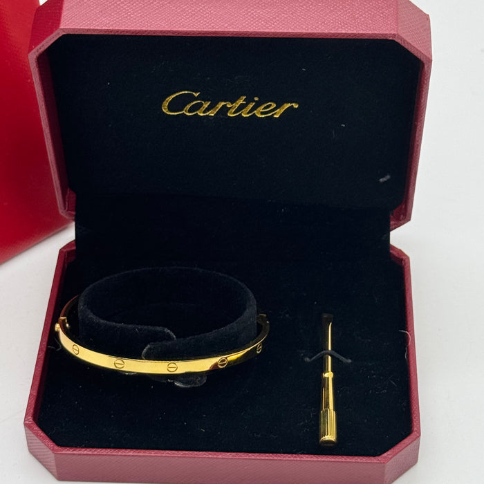 Cartier Love Bracelet – Classic Screw Design (Gold, Rose Gold & Silver)