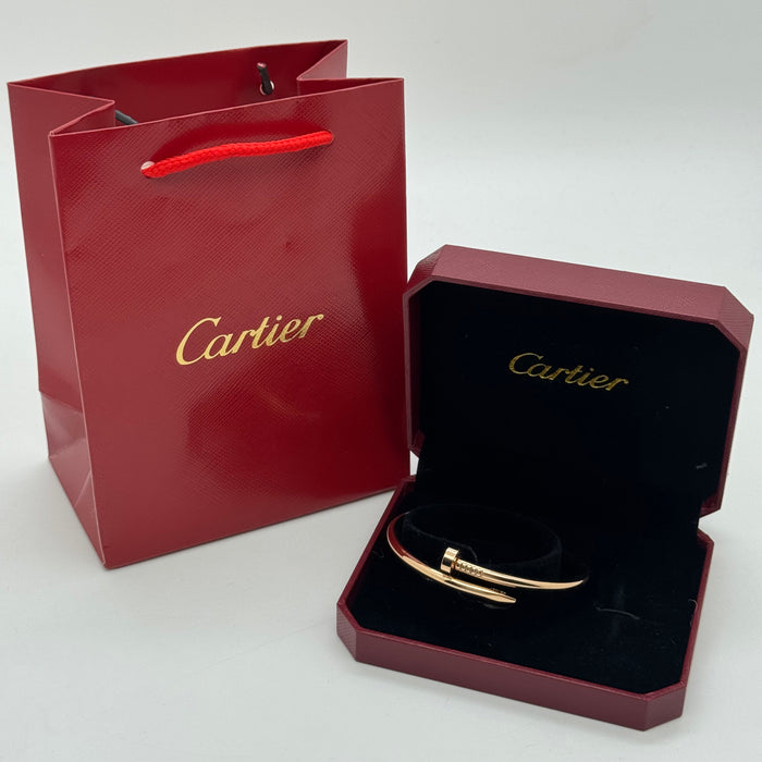 Cartier Juste un Clou Bracelet – Nail Design (Gold - Silver & Rose Gold)