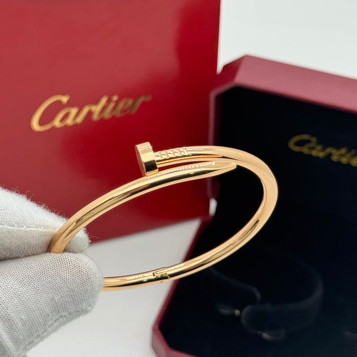 Cartier Juste un Clou Bracelet – Nail Design (Gold - Silver & Rose Gold)