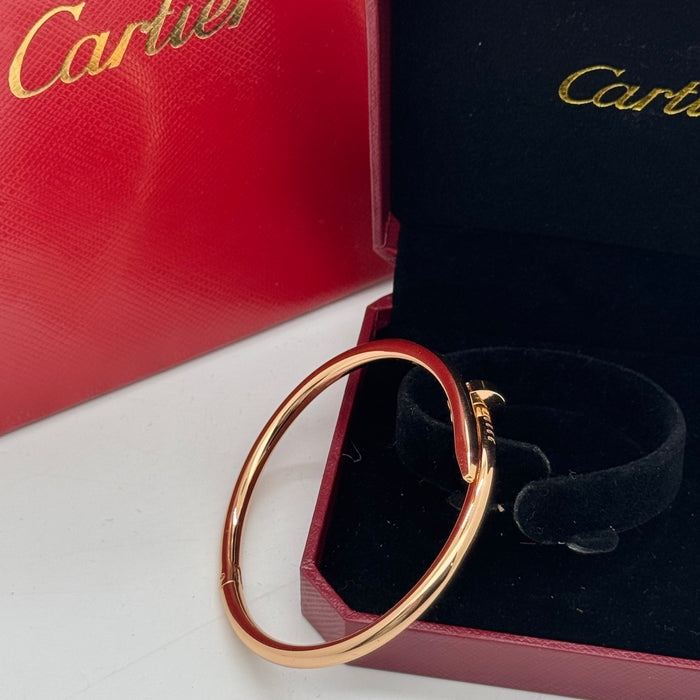 Cartier Juste un Clou Bracelet – Nail Design (Gold - Silver & Rose Gold)