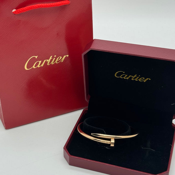 Cartier Juste un Clou Bracelet – Nail Design (Gold - Silver & Rose Gold)