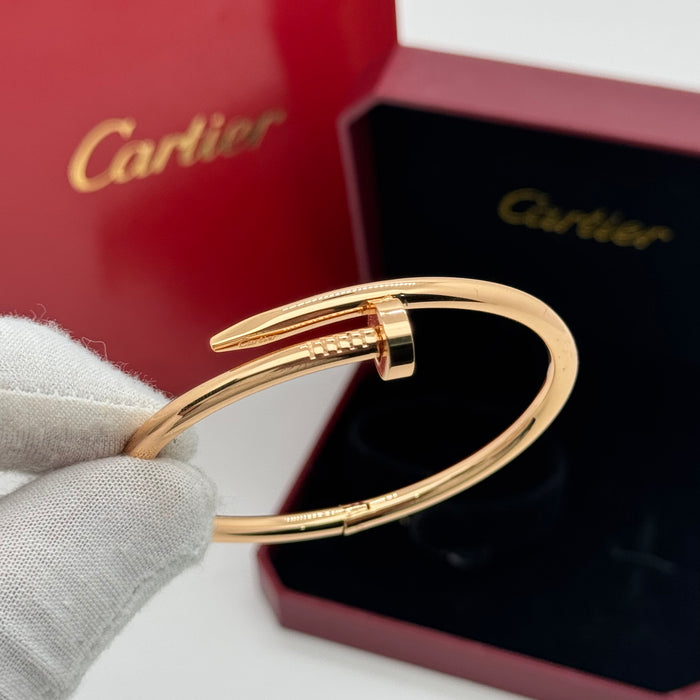 Cartier Juste un Clou Bracelet – Nail Design (Gold - Silver & Rose Gold)