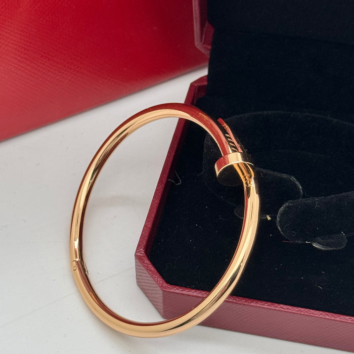Cartier Juste un Clou Bracelet – Nail Design (Gold - Silver & Rose Gold)