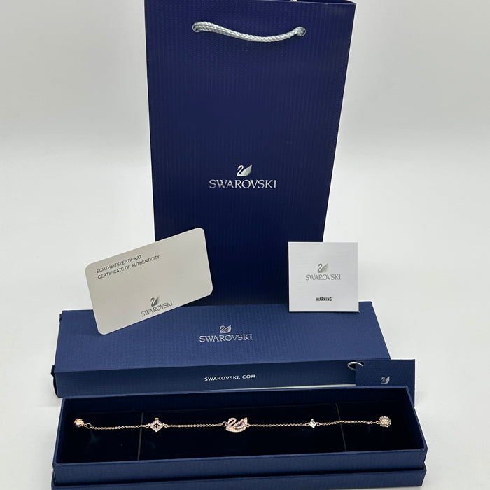 Swarovski Swan Symbol Bracelet – Rose Gold Tone - 5472271